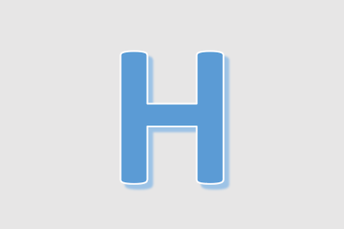 letter H