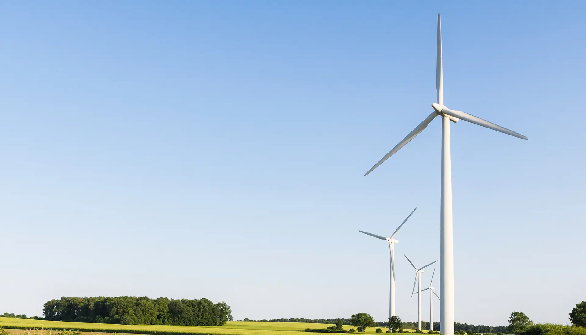 wytwarzająca energię elektryczną turbina wiatrowa na polu